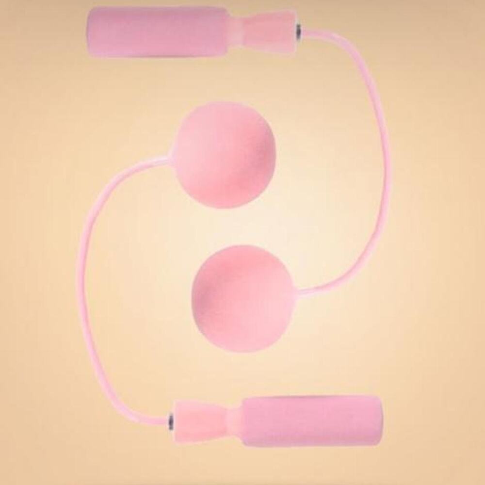 π¨ Pink Weighted Jump Rope with Adjustable Length ποΈββοΈ - Picture 2 of 6